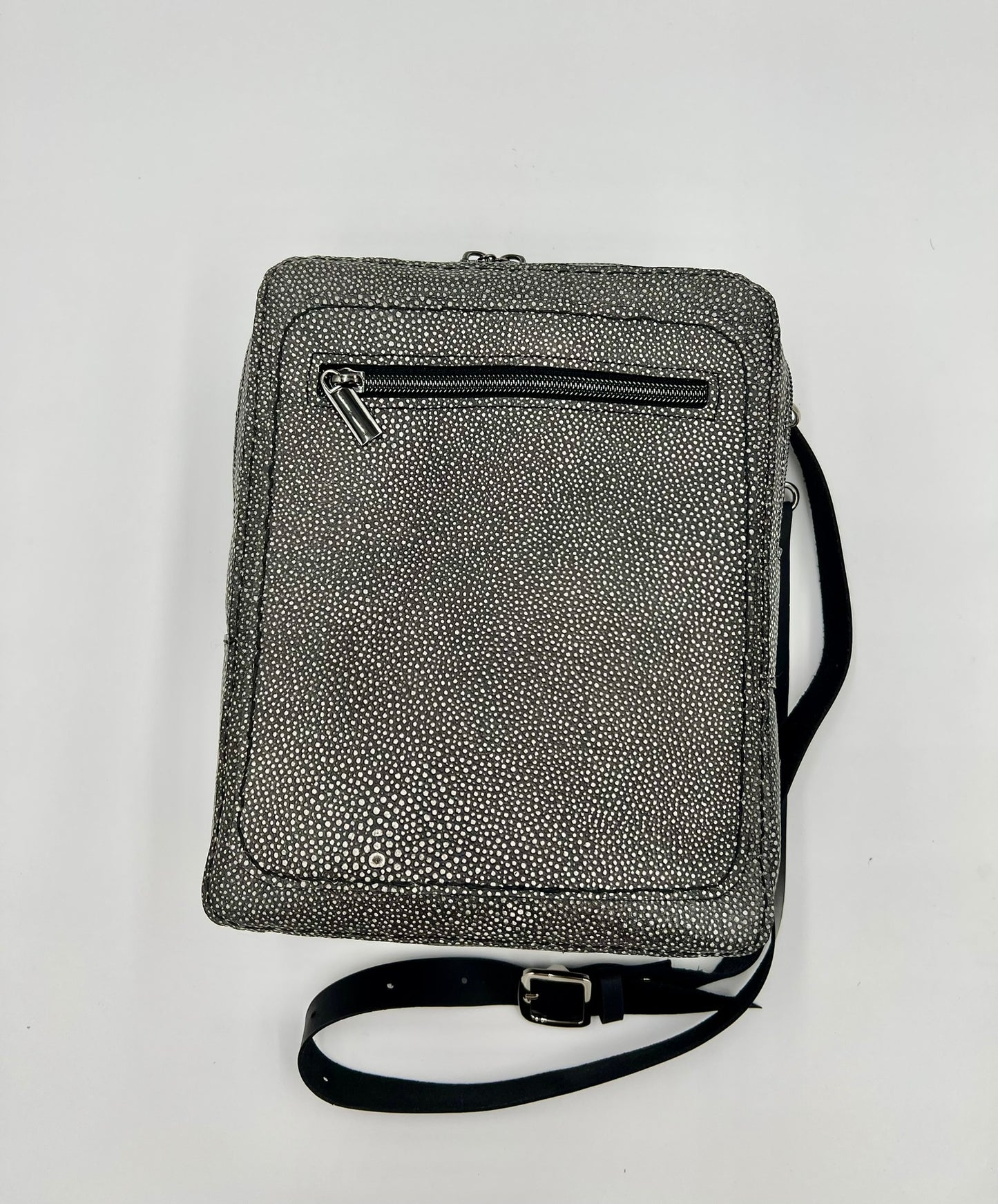 Satchel with adjustable strap for shoulder or crossbody wear