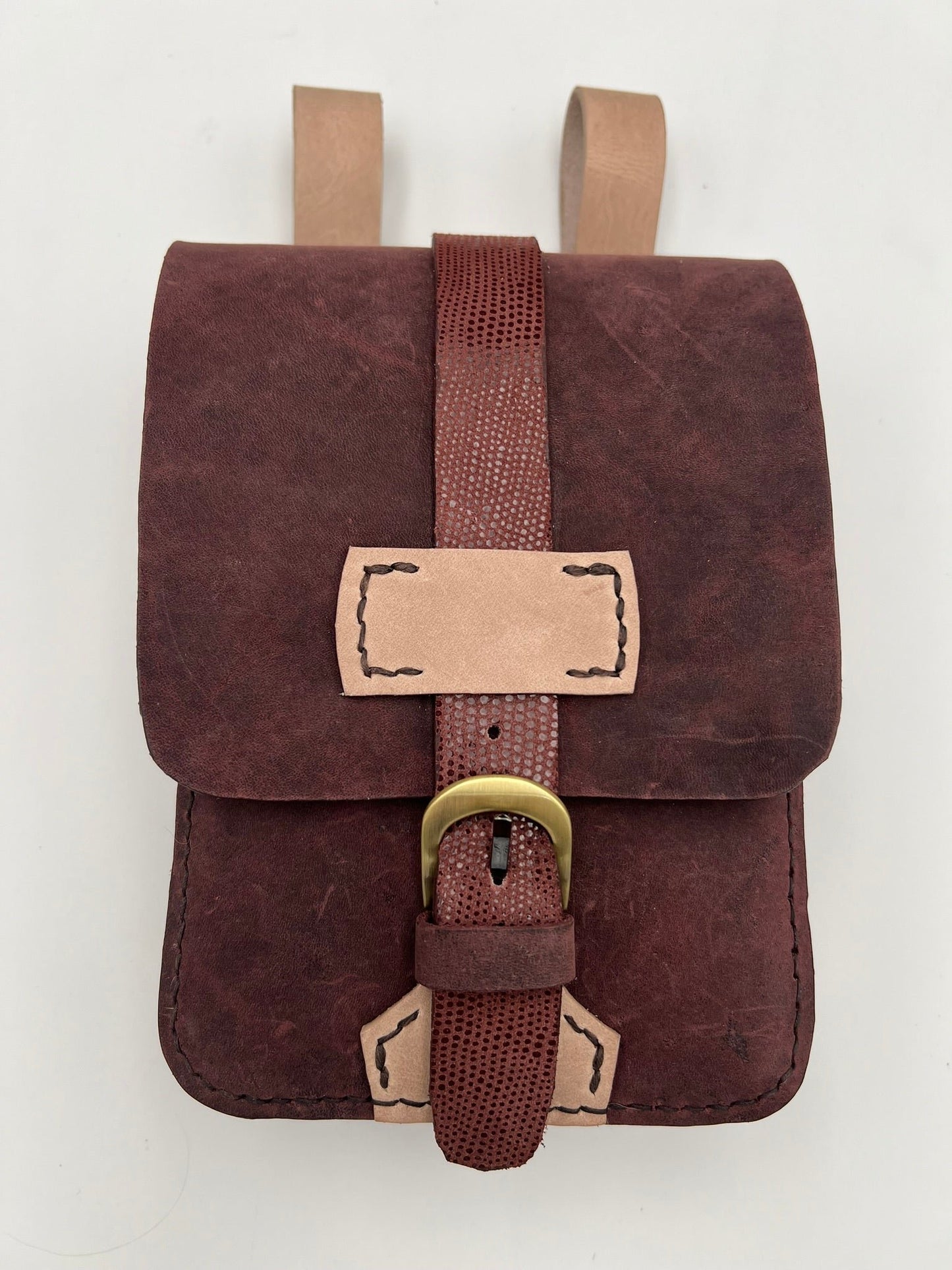 Hand stitched Belt bag