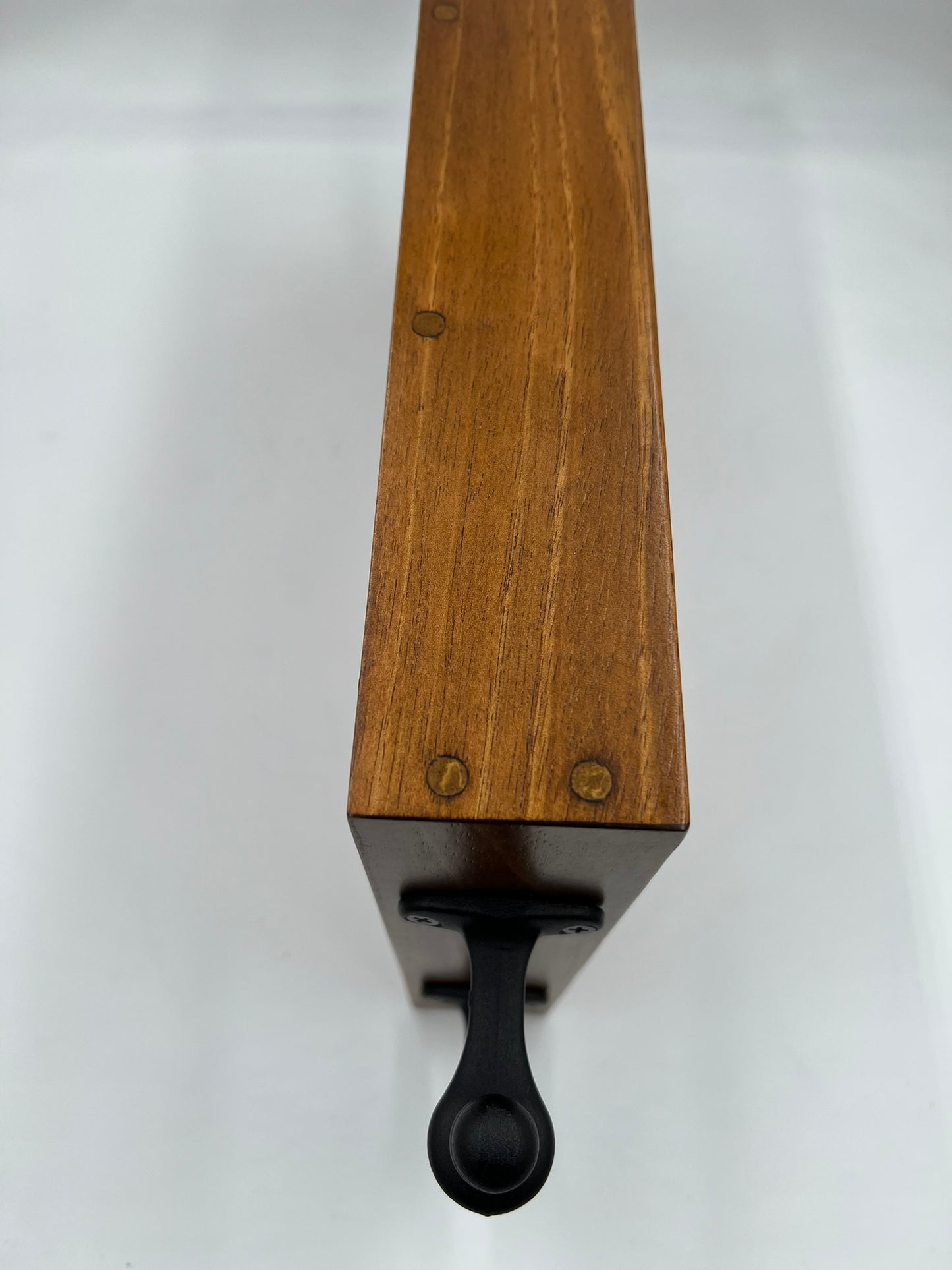 Mahogany serving tray with African Padauk and decorative wood inlaid